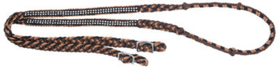 Miniature Knotted Competition Reins with Stones, 6&#39;