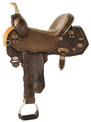 Josey Ultimate Legend Barrel Saddle, Wide Tree