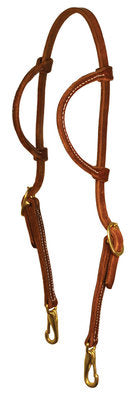 Perri&amp;#39;s Double Ear Headstall with Snaps