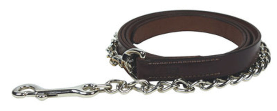 Leather Show Lead with 24&amp;quot; Chain