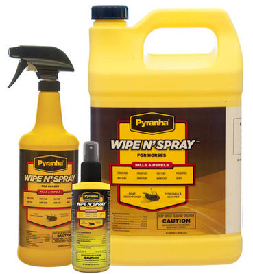 Pyranha Wipe N&amp;#39; Spray for Horses
