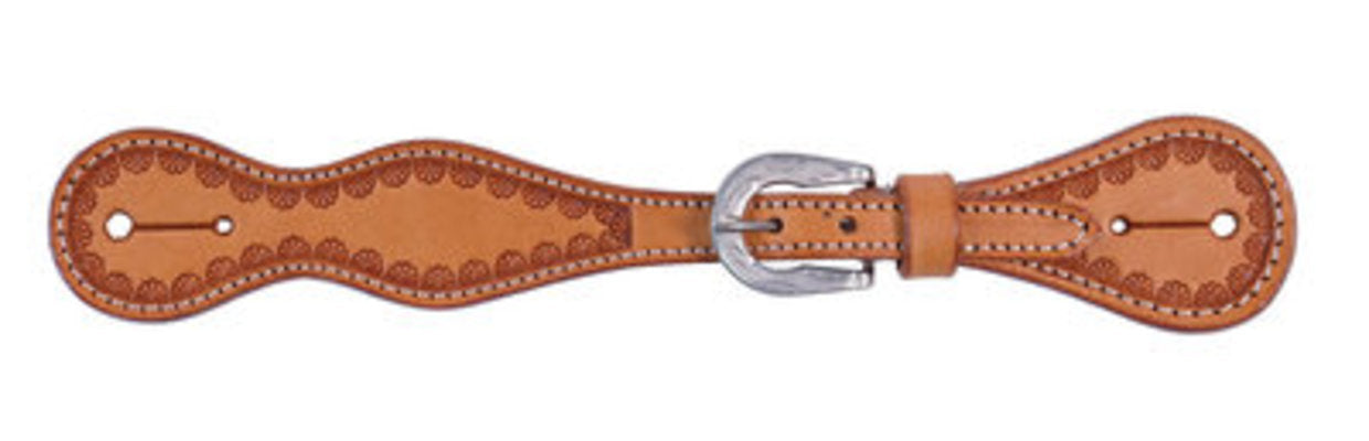 Cody Pro Tooled Spur Straps
