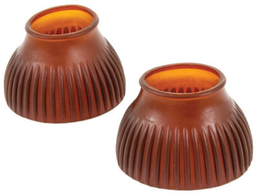 Slide-On Ribbed Bell Boots 