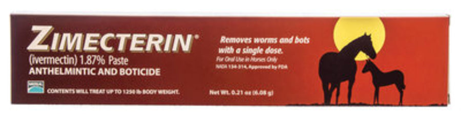 Zimecterin Horse Dewormer Paste, 1-dose 