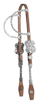 Double Round Ear Tubular Show Headstall
