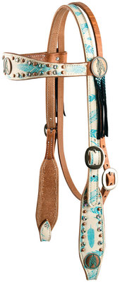 Freedom Feather Browband Headstall