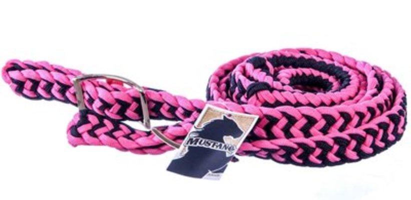 Knotted Braided Barrel Rein, 8&#39;