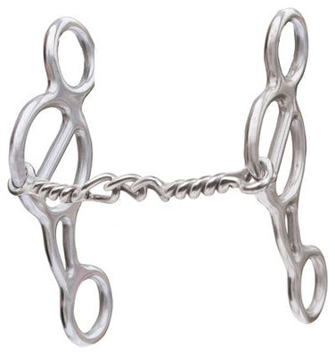 Professional&amp;#39;s Choice Short Shank Gag Twisted Wire Bit