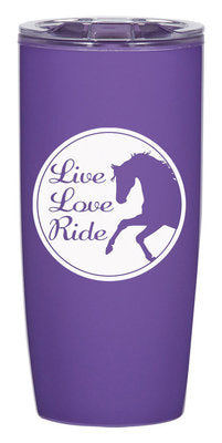 &quot;Live, Love, Ride&quot; Horse Tumbler