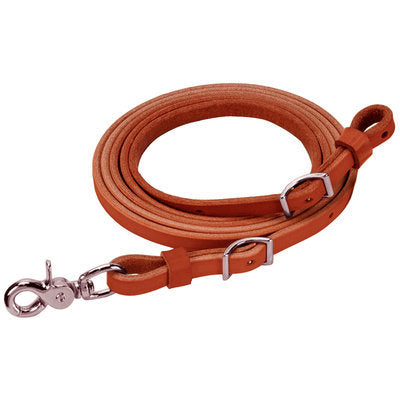 Harness Leather Flat Roper Rein, ┬¢&quot; X 8&#39; 