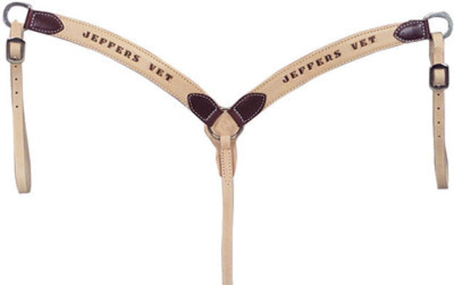 Personalized Leather Breast Collar