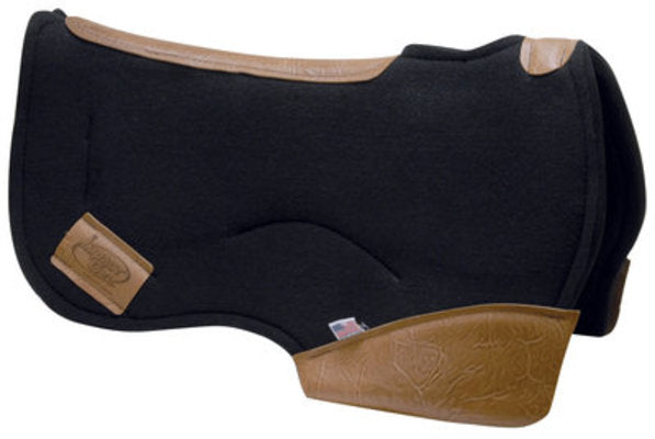 Contour Impact Gel Barrel Saddle Pad