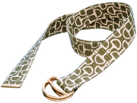 Equine Couture Designer Bit Cotton Belt, Cream