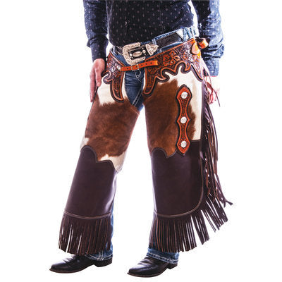Rended Cowhide / Leather Chink Chaps