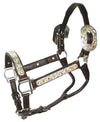 Denim Blossom Horse Show Halter