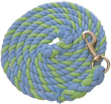 Colored Cotton Lead Ropes, 10&#39; L