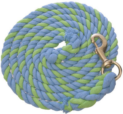 Colored Cotton Lead Ropes, 10&#39; L