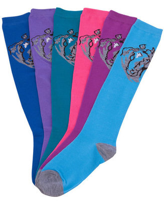 Equestrian Knee High Socks, 6-pack