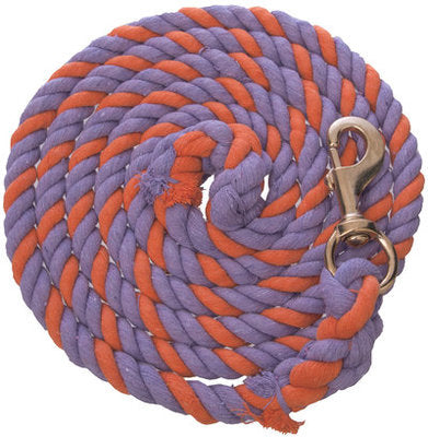 Colored Cotton Lead Ropes, 10&#39; L