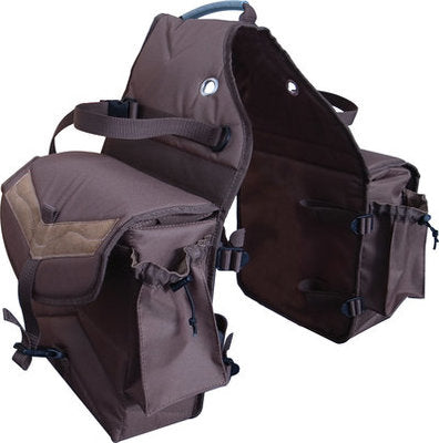 Deluxe Horse Saddle Bags, Black