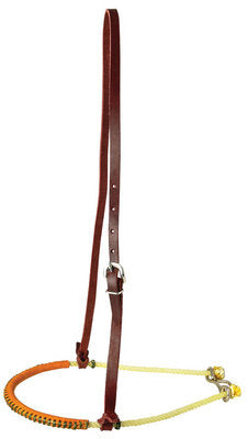 1/4&amp;quot; Single Rope Leather Covered Noseband
