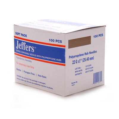 Jeffers Poly Hub Needles, Boxes