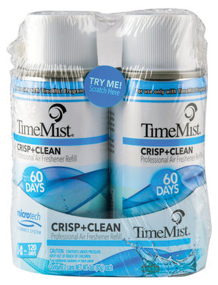 TimeMist MicroTech Crisp &amp;amp; Clean Fragrance Refill, 2 pack