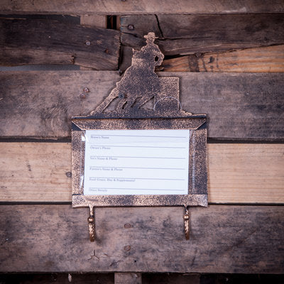 Deluxe Stall Card Holder