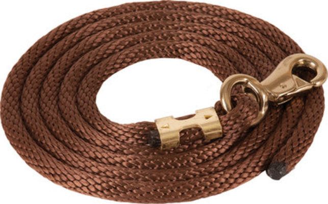 Solid Poly Lead Rope, Bull Snap