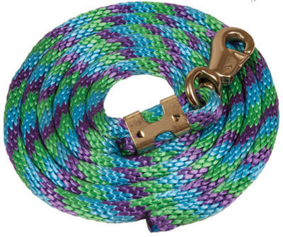 Poly Colorful Lead Rope, Bull Snap