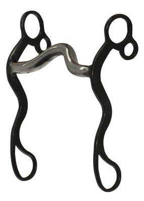 Diamond R Medium Port Cowboy Shank Bit