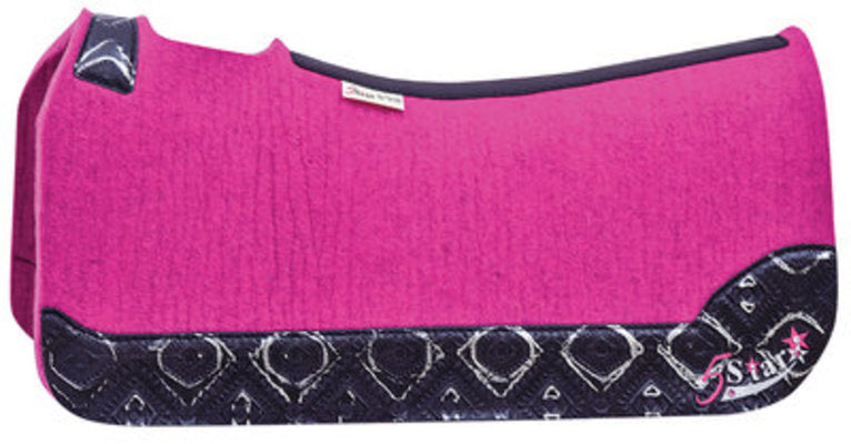 5 Star Saddle Pad, Silver Aztec