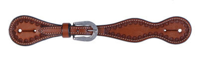 Cody Pro Tooled Spur Straps