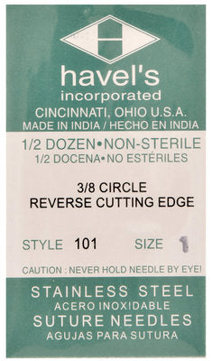 Suture Needles, Style 101 (6 pack)