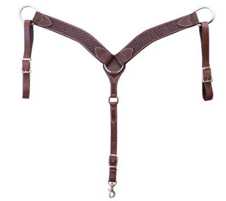 Cashel&reg; Chocolate Weave Breast Collar