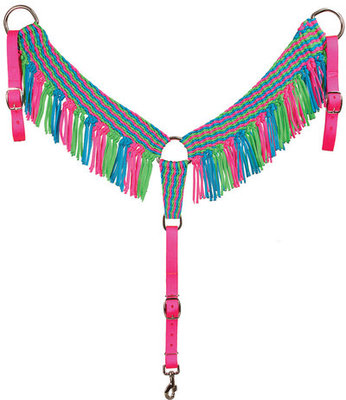Braided Breast Collar with Fringe