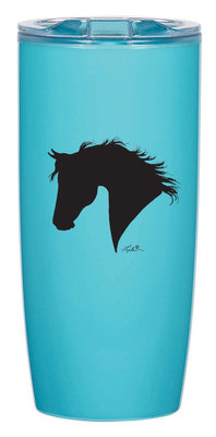 &quot;Lila&quot; Horse Head Tumbler