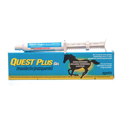 Quest Plus Gel Horse Dewormer, 1-dose