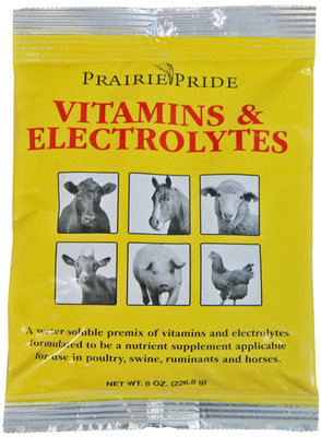 Prairie Pride Vitamins &amp;amp; Electrolytes, 8 oz