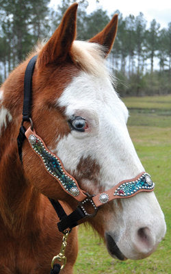 San Saba Rainbow Mystic Scalloped Halter, Full