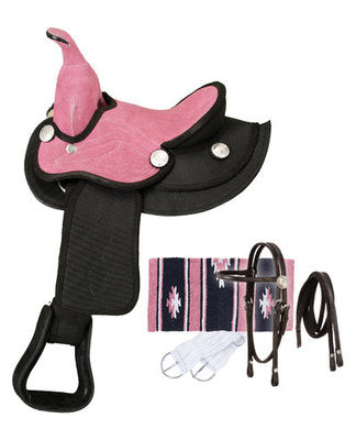 Tough 1 Eclipse Round Skirt Miniature Saddle Package