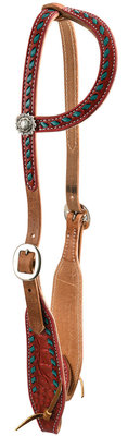Buck Stitch Sliding Ear Headstall