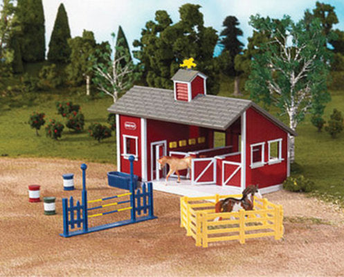 Breyer Stablemates Red Stable Set
