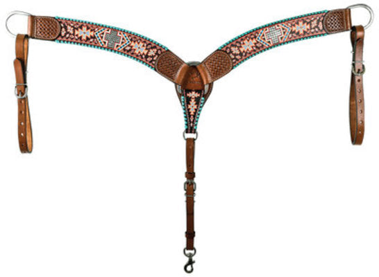 Rafter T Aztec &amp;amp; Cross Breast Collar