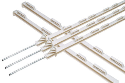 Dare 63&quot; Step-In Poly Posts - White