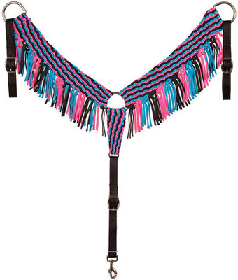 Braided Breast Collar with Fringe