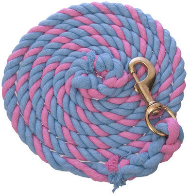 Colored Cotton Lead Ropes, 10&#39; L