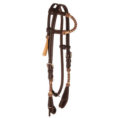 Rolled Rawhide One Ear Headstall