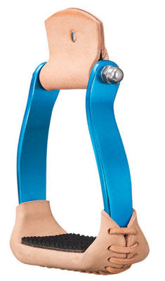 Polished Aluminum Barrel Racer Stirrups