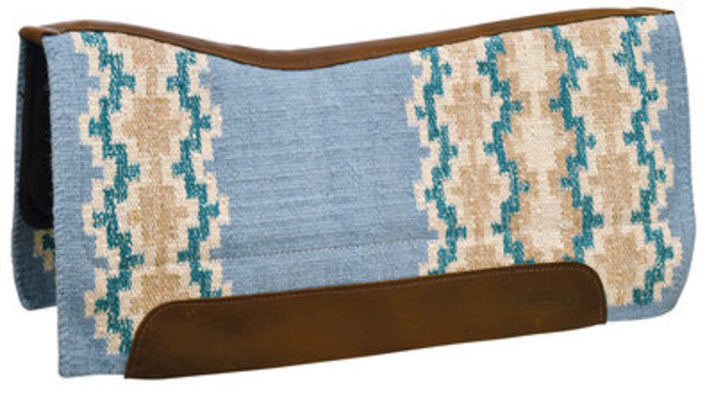 Metallic Contoured EVA Sport Foam Barrel Saddle Pad